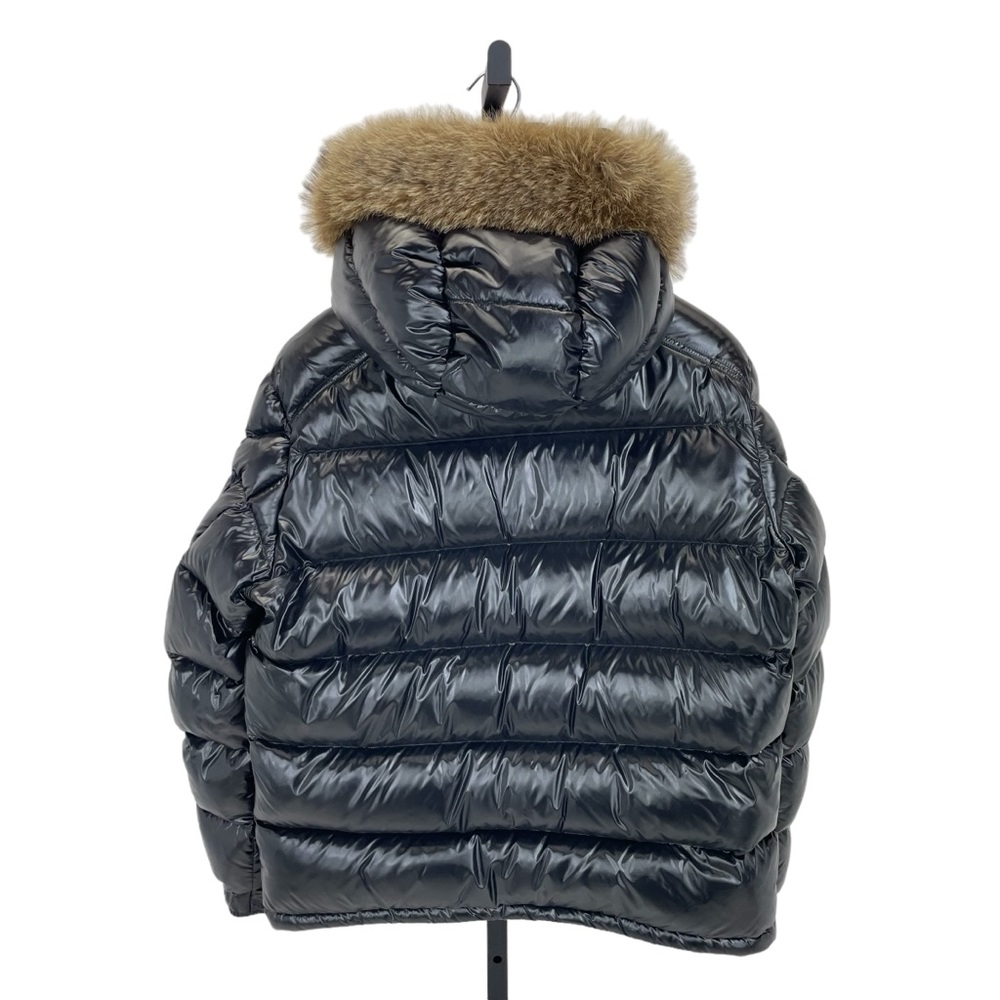❣️2X HP❣️ Moncler Maya Fur Jacket 5/XL Black - Picture 2 of 16